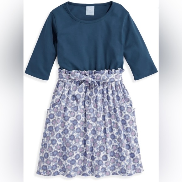NWT Bella Bliss Zoe Blue Daisy Dress size 10 - Picture 1 of 2